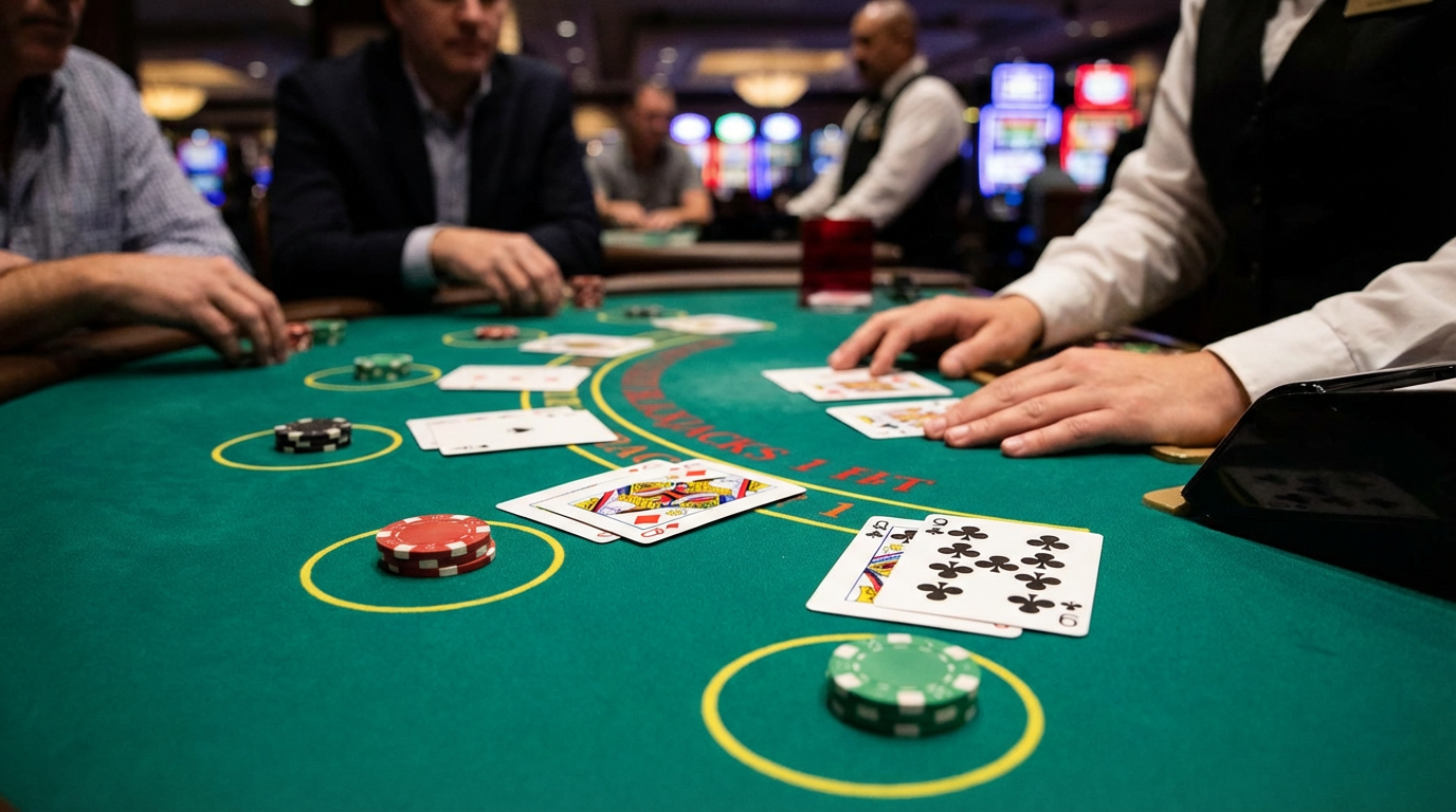 arras de fichas de casino